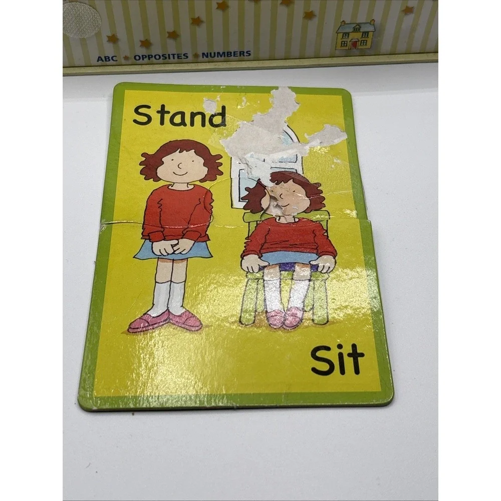Easy Learning Flashcard Puzzles Language & Math Fun Learning! Pre- Owned - Picture 9 of 10